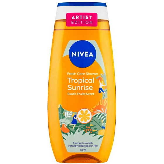 Nivea Tropical Sunrise odświeżający żel pod prysznic, 250 ml
