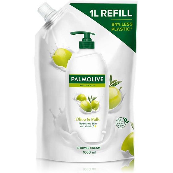 Palmolive Naturals żel pod prysznic Olive & Milk uzupełnienie, 1 000 ml