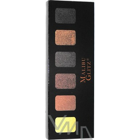 Diva & Nice Malibu Glitz očních stínů 0305-4 8,8 g, kosmetická sada