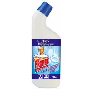 Mr. Proper 4 v1 WC čistící prostředek na toaletní mísy 750 ml