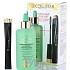 Collistar Superconcentrated Night Treatment noční anticelulitidový přípravek 200 ml + Design řasenka černá 11 ml, kosmetická sada