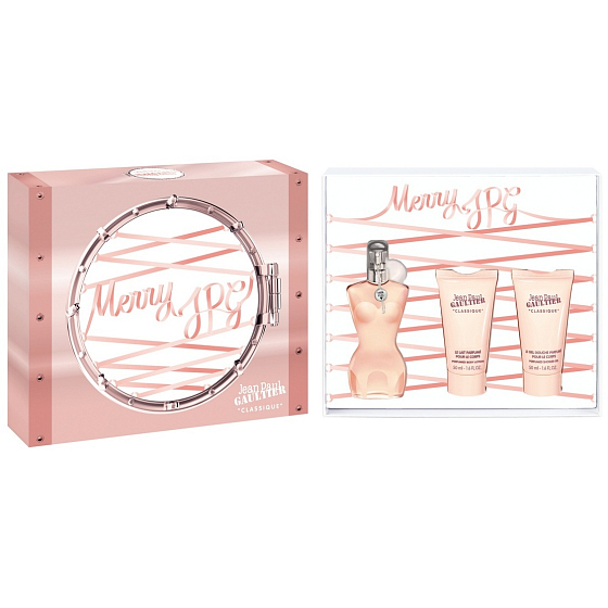 Jean Paul Gaultier Classique toaletní voda 50 ml + tělové mléko 50 ml + sprchový gel 50 ml, dárková sada