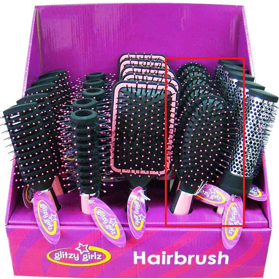 Glitzy Girlz Kartáč na vlasy velký ovál