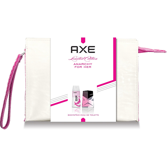 Axe Anarchy for Her toaletní voda 50 ml + deodorant sprej 150 ml + toaletní taška, kosmetická sada