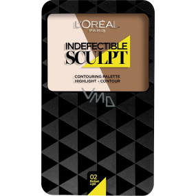 Loreal Paris Infallible Sculpt Contouring Palette krémová konturovací paletka pro tvář 200 Medium Light 10 g