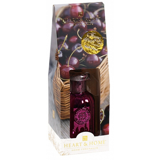 Heart & Home Sladké třešně difuzér 12 tyčinek 90 ml