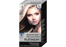 Professional Hair Care Destiny 5D Decolour Platinium biały platynowy melír na włosy 40 g + 80 ml