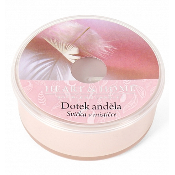 Heart & Home Dotek anděla Sojová vonná svíčka v mističce hoří až 12 hodin 36 g