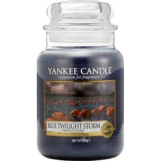 Yankee Candle Blue Twilight Storm - Soumrak před bouřkou vonná svíčka Classic velká sklo 623 g
