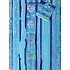 Nekupto Dárková papírová taška hologram 23 x 18 x 10 cm Vánoční, modrá, 042 40 GM