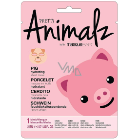 MasqueBar Pretty Animalz Prasátko textilní pleťová hydratační maska 21 ml MasqueBar Pretty Animalz Prasátko textilní pleťová hydratační maska 21 ml