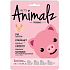 MasqueBar Pretty Animalz Prasátko textilní pleťová hydratační maska 21 ml