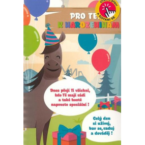 Albi Hrací přání s efektem k narozeninám Dětské se zvířátky 14,8 x 21 cm Albi Hrací přání s efektem k narozeninám Dětské se zvířátky 14,8 x 21 cm