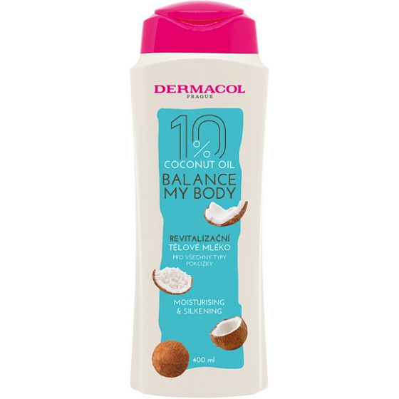 Dermacol Coconut Oil Revitalising revitalizační tělové mléko 400 ml