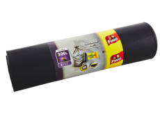 Fino Construction Bags worki na odpady czarne, 70 µ, 300 litrów, 135 x 146 cm, 6 sztuk