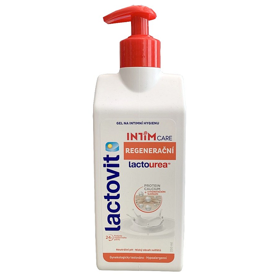 Lactovit Lactourea regenerační gel pro intimní hygienu 250 ml