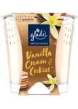 Glade świeca zapachowa Maxi Vanilla Cream Cookies, 204 g