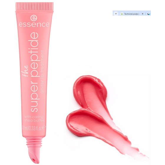 Essence Super Peptide pielęgnacja warg 04 Coralized 10 ml