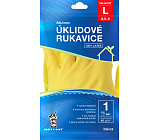 BALhome rękawice do sprzątania z lateksu, żółte, rozmiar L
