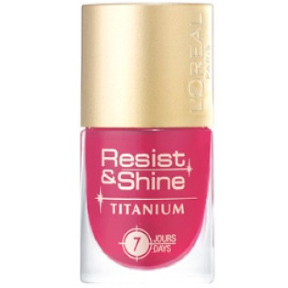 Loreal Paris Resist & Shine Titanium lak na nehty 106 Rose Bonbon 9 ml