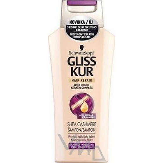 Gliss Kur Shea Cashmere regenerační šampon na vlasy 250 ml