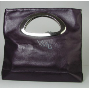 Dove Etue, Kabelka fialová, bílá s chromovým uchem Dove Etue, Kabelka fialová, bílá s chromovým uchem