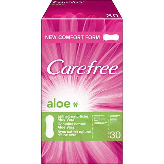 Carefree Aloe Vera prodyšné slipové intimní vložky 30 kusů