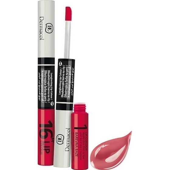 Dermacol 16H Lip Colour dlouhotrvající barva na rty 07 3 ml a 4,1 ml