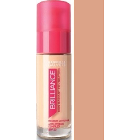 Gabriella Salvete Brilliance Foundation make-up 103 Soft Beige 30 ml