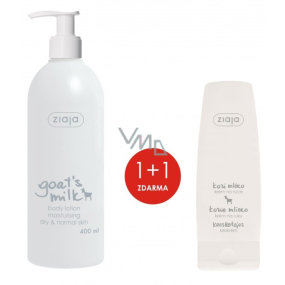 Ziaja Kozí mléko tělové mléko 400 ml + Kozí mléko krém na ruce 80 ml, duopack