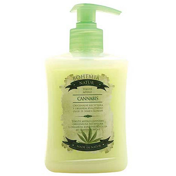 Bohemia Gifts Cannabis Konopný olej krémové tekuté mýdlo 300 ml