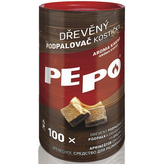 Pe-Po Podpalovač dřevěné kostičky 100 podpalů