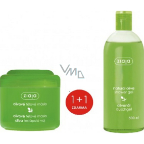 Ziaja Oliva tělové máslo 200 ml + Oliva sprchový gel 500 ml, duopack
