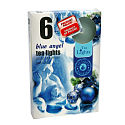 Tea Lights Niebieski Anioł pachnące świeczki 6 sztuk