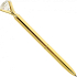 Albi Propiska s krystaly Zlatá 13,7 cm