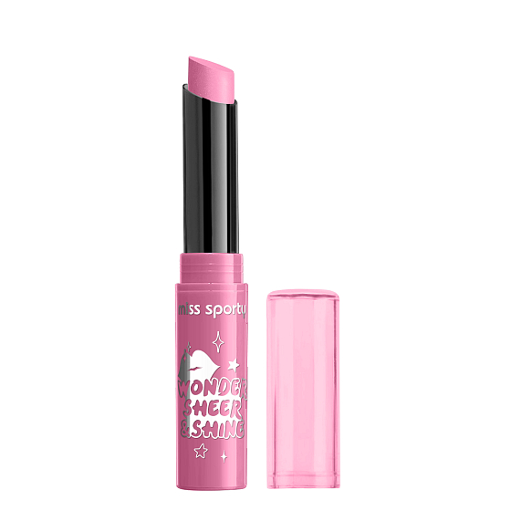 Miss Sporty Wonder Sheer & Shine Lipstick rtěnka 220 Pink Hint 1 g