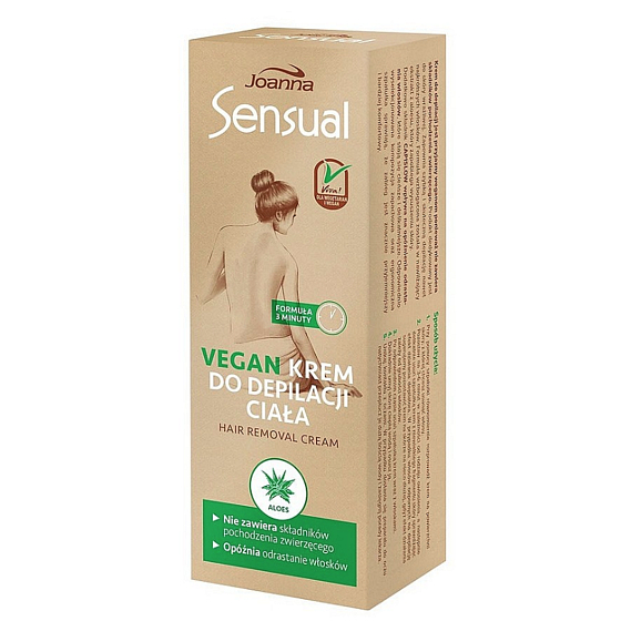 Joanna Sensual Vegan krem depilacyjny do ciała 100 g