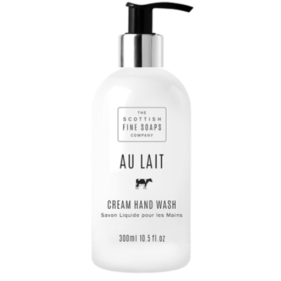 Scottish Fine Soaps Au Lait tekuté mýdlo na ruce dávkovač 300 ml