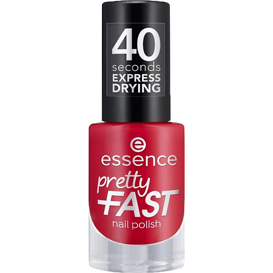 Essence Pretty Fast lak na nehty 03 Ready Steady Red 5 ml