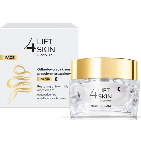 Oceanic Lift4Skin obnovující krém proti vráskám na noc 50 ml
