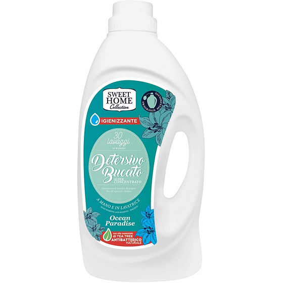 Sweet Home Ocean Paradise - Mořský vánek prací gel na bílé i barevné prádlo 30 dávek 1950 ml