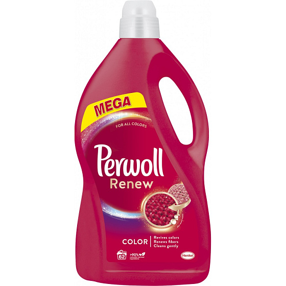 Perwoll Renew Color prací gel na barevné prádlo, ochrana před ztrátou tvaru a zachování intenzity barvy 62 dávek 3,72 l