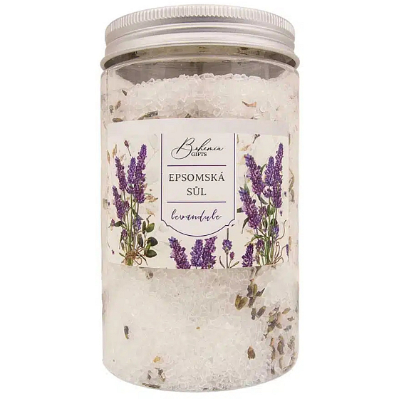 Bohemia Gifts Epsomska sól z ziołami Lawenda 400 g