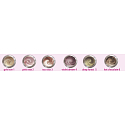 Dermacol Pearl Touch Eyeshadow vysoce třpytivé pěnové oční stíny 4,9 g odstín 3