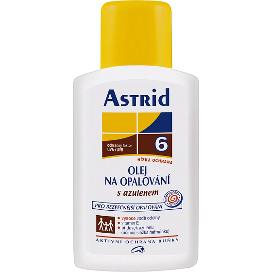 Astrid F6 Azulen Olej na opalování 200 ml
