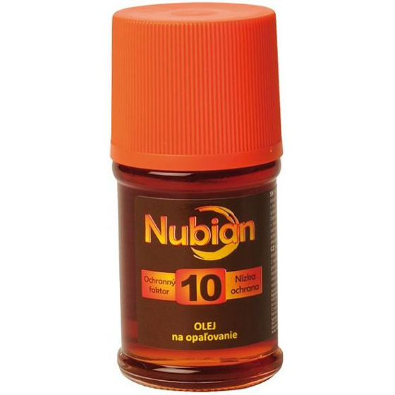 Nubian OF10 Olej na opalování 50 ml