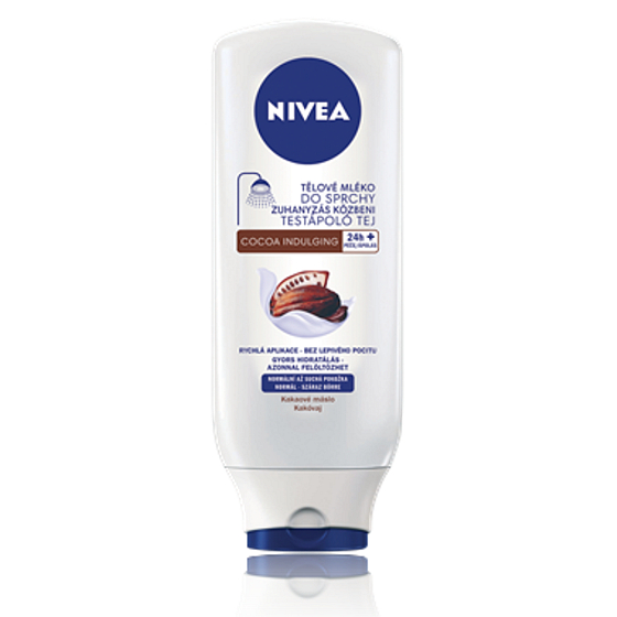 Nivea Cocoa Indulging Kakao & Mléko tělové mléko do sprchy 250 ml