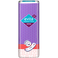 Evita Normal Long, podkładki higieniczne, 10 szt.
