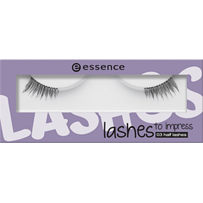 Essence Lashes To Impress sztuczne rzęsy 03 Half Lashes 1 para
