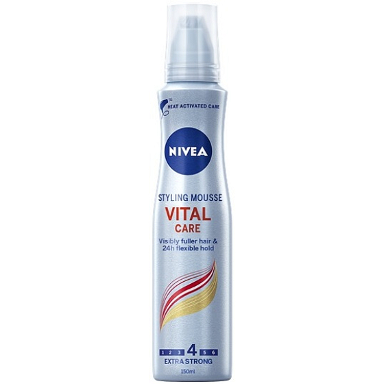 Nivea Vital Care extra silně tužící pěnové tužidlo 150 ml
